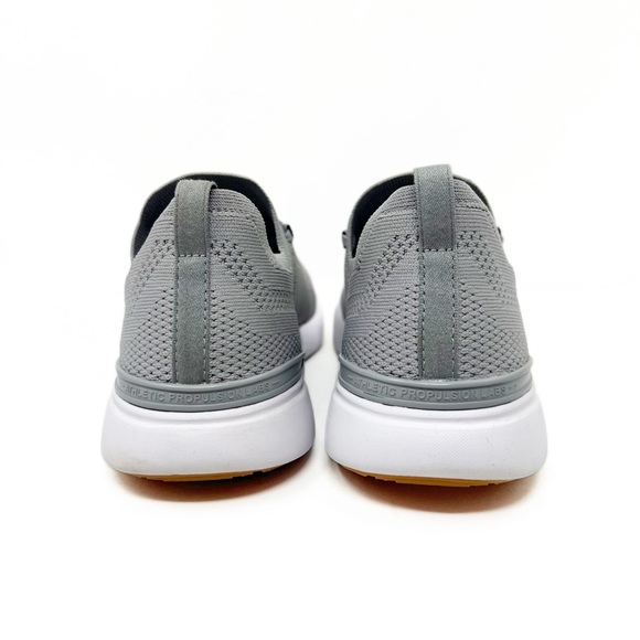 SOLD! APL Men’s TechLoom Breeze Running Shoes in Harbor Grey/White Shoes - Picture 8 of 11